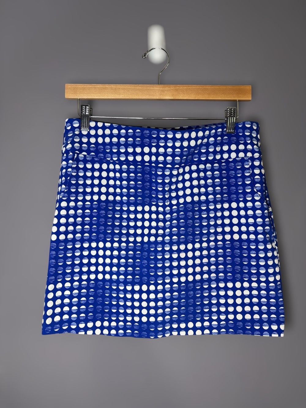 Zac & Rachel Blue White Polka Dot Skort 8